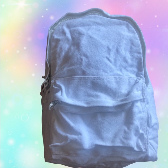 Stylish White Women's Backpack - Picture 6 of 13